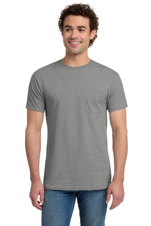 Jerzees - Dri-Power 50/50 Cotton/Poly Pocket T-Shirt. 29MP - Image 2