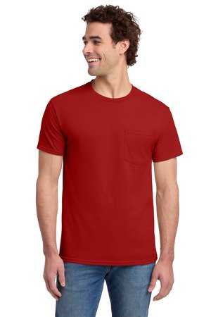 Jerzees - Dri-Power 50/50 Cotton/Poly Pocket T-Shirt. 29MP - Image 7