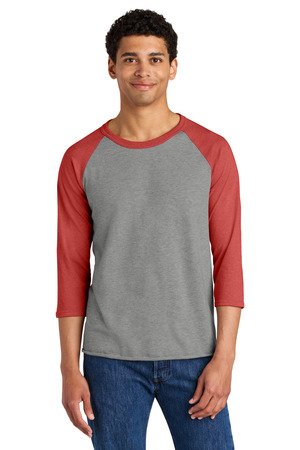 Jerzees Unisex Premium Blend Combed Ring Spun 3/4-Sleeve Raglan 560R - Image 2