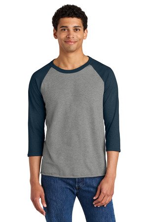 Jerzees Unisex Premium Blend Combed Ring Spun 3/4-Sleeve Raglan 560R - Image 3