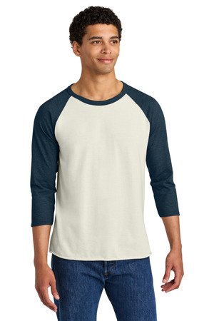 Jerzees Unisex Premium Blend Combed Ring Spun 3/4-Sleeve Raglan 560R - Image 7