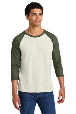 Jerzees Unisex Premium Blend Combed Ring Spun 3/4-Sleeve Raglan 560R - Image 8