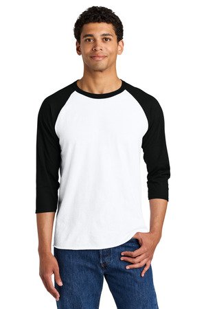 Jerzees Unisex Premium Blend Combed Ring Spun 3/4-Sleeve Raglan 560R - Image 9