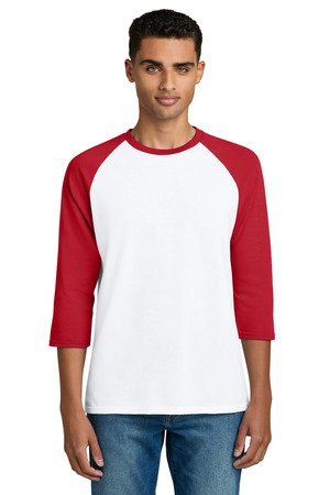 Gildan Heavy Cotton 3/4-Sleeve Raglan T-Shirt. 5700 - Image 3