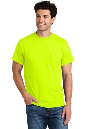 Gildan - DryBlend 50 Cotton/50 Poly Pocket T-Shirt. 8300 - Image 10