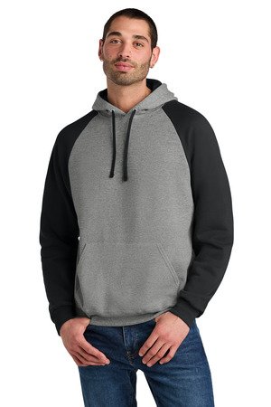 Jerzees Unisex NuBlend Colorblock Raglan Hoodie Sweatshirt 96C - Image 2