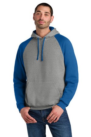 Jerzees Unisex NuBlend Colorblock Raglan Hoodie Sweatshirt 96C - Image 3