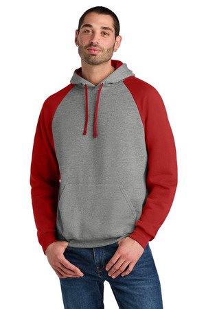 Jerzees Unisex NuBlend Colorblock Raglan Hoodie Sweatshirt 96C - Image 4