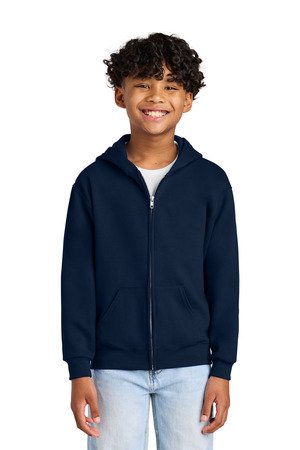 Jerzees - Youth NuBlend Full-Zip Hooded Sweatshirt. 993B - Image 5