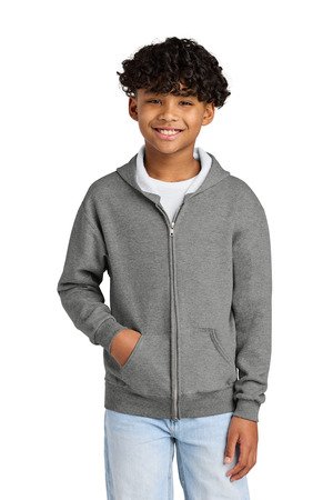 Jerzees - Youth NuBlend Full-Zip Hooded Sweatshirt. 993B - Image 2