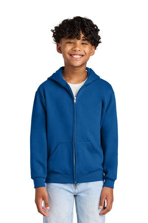 Jerzees - Youth NuBlend Full-Zip Hooded Sweatshirt. 993B - Image 3