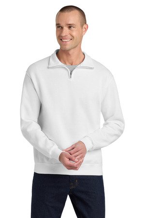 Jerzees - NuBlend 1/4-Zip Cadet Collar Sweatshirt. 995M - Image 8