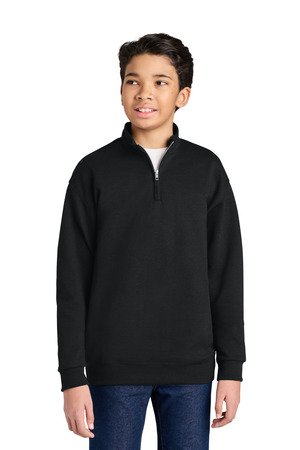 Jerzees Youth NuBlend 1/4-Zip Cadet Collar Sweatshirt 995Y