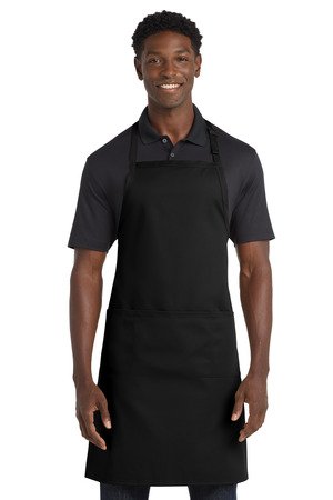 Port Authority Easy Care Extra Long Bib Apron with Stain Release. A700