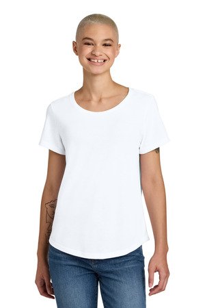 Allmade Women's Relaxed Tri-Blend Scoop Neck Tee AL2015 - Image 8