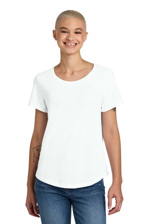 Allmade Women's Relaxed Tri-Blend Scoop Neck Tee AL2015 - Image 2