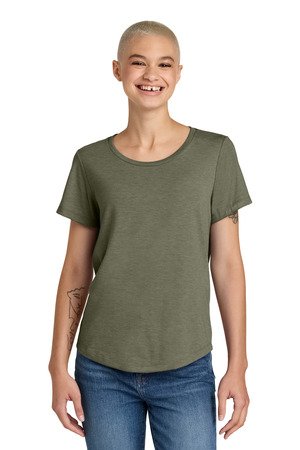 Allmade Women's Relaxed Tri-Blend Scoop Neck Tee AL2015 - Image 4