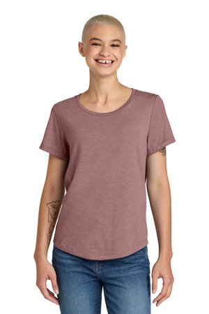 Allmade Women's Relaxed Tri-Blend Scoop Neck Tee AL2015 - Image 6