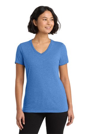 Allmade Women's Tri-Blend V-Neck Tee AL2018 - Image 2
