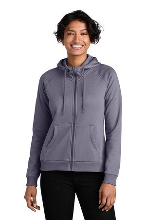 Allmade Women's Organic CVC Fleece Full-Zip Hoodie AL5003 - Image 2