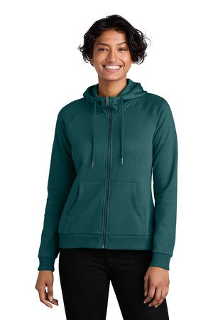 Allmade Women's Organic CVC Fleece Full-Zip Hoodie AL5003 - Image 4