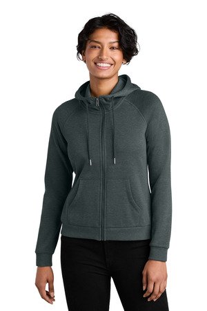 Allmade Women's Organic CVC Fleece Full-Zip Hoodie AL5003 - Image 5