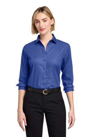 Brooks Brothers Women's Wrinkle-Free Stretch Nailhead Shirt BB18003 - Image 2
