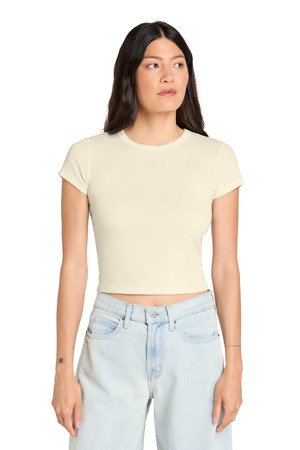 BELLA+CANVAS Women's Micro Rib Baby Tee BC1010 - Image 2