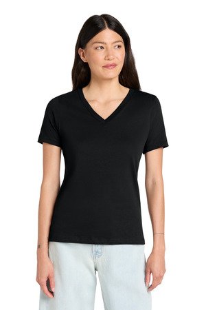 BELLA+CANVAS Women's Relaxed Jersey Short Sleeve V-Neck Tee. BC6405