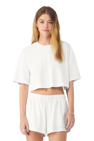 BELLA+CANVAS Women's Heavyweight Garment-Dyed Cropped Tee BC6882GD - Image 3