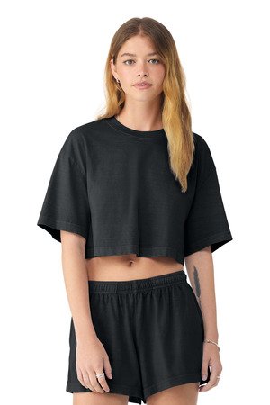 BELLA+CANVAS Women's Heavyweight Garment-Dyed Cropped Tee BC6882GD - Image 2