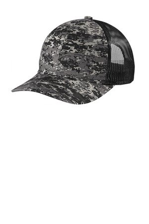 Port Authority Digi Camo Snapback Trucker Cap C404