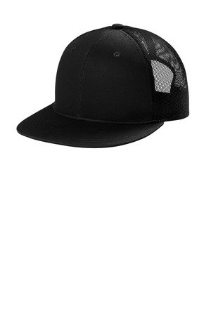 Port Authority Snapback Flat Bill Trucker Cap C407 - Image 5