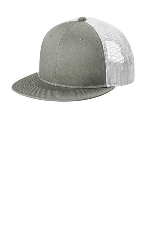 Port Authority Snapback Flat Bill Trucker Cap C407 - Image 2