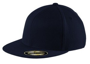 Port Authority Flexfit 210 Flat Bill Cap. C808 - Image 2