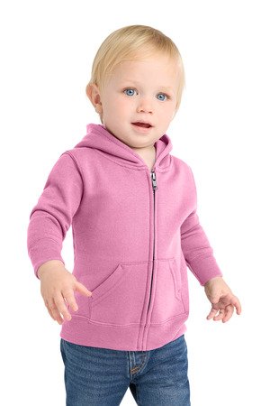 Port & Co Infant Core Fleece Full-Zip Hooded Sweatshirt. CAR78IZH - Image 7
