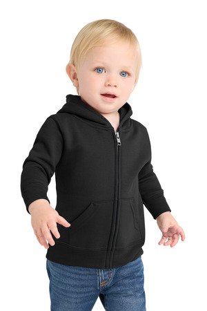 Port & Co Infant Core Fleece Full-Zip Hooded Sweatshirt. CAR78IZH - Image 3