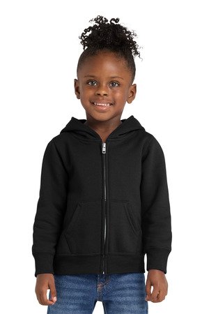Port & Co Toddler Core Fleece Full-Zip Hooded Sweatshirt. CAR78TZH - Image 2