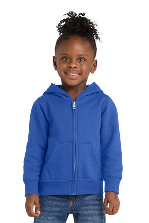 Port & Co Toddler Core Fleece Full-Zip Hooded Sweatshirt. CAR78TZH - Image 4