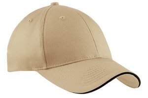 Port Authority Cotton Twill Sandwich Bill Cap. CP85