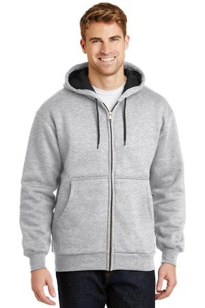 CornerStone - Heavyweight Full-Zip Hooded Sweatshirt with Thermal Lining. CS620 - Image 3