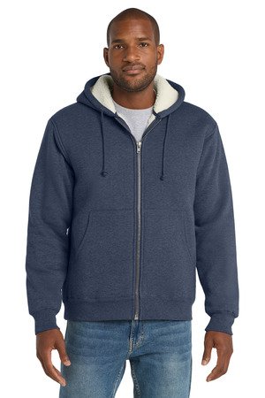 CornerStone Heavyweight Sherpa-Lined Hooded Fleece Jacket. CS625 - Image 3