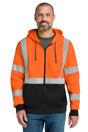 CornerStone A107 Class 3 Heavy-Duty Fleece Full-Zip Hoodie CSF300