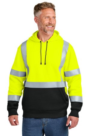 CornerStone ANSI 107 Class 3 Heavy-Duty Fleece Pullover Hoodie CSF301 - Image 2