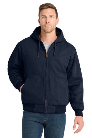 CornerStone Washed Duck Cloth Insulated Hooded Work Jacket. CSJ41 - Image 3
