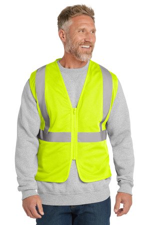 CornerStone ANSI 107 Class 2 Economy Mesh Zippered Vest. CSV101 - Image 2