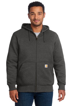 Carhartt Rain Defender Paxton Heavyweight Hooded Zip-Front Sweatshirt. CT100614 - Image 2