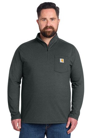 Carhartt Force 1/4-Zip Long Sleeve T-Shirt CT106660 - Image 2