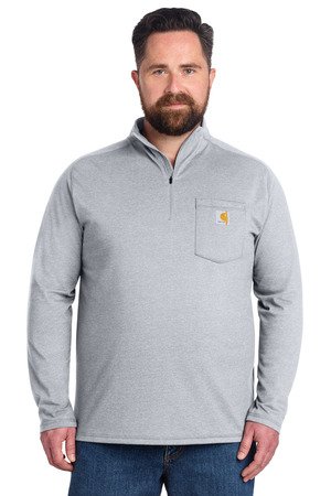 Carhartt Force 1/4-Zip Long Sleeve T-Shirt CT106660 - Image 3