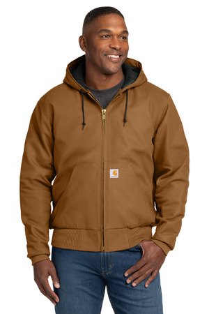 Carhartt Quilted-Flanne-Lined Duck Active Jac. CT106677 - Image 2